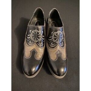 Born Ankle Leather Boots Women’s 9 Western Slip On Boho Country Bohemian Funky